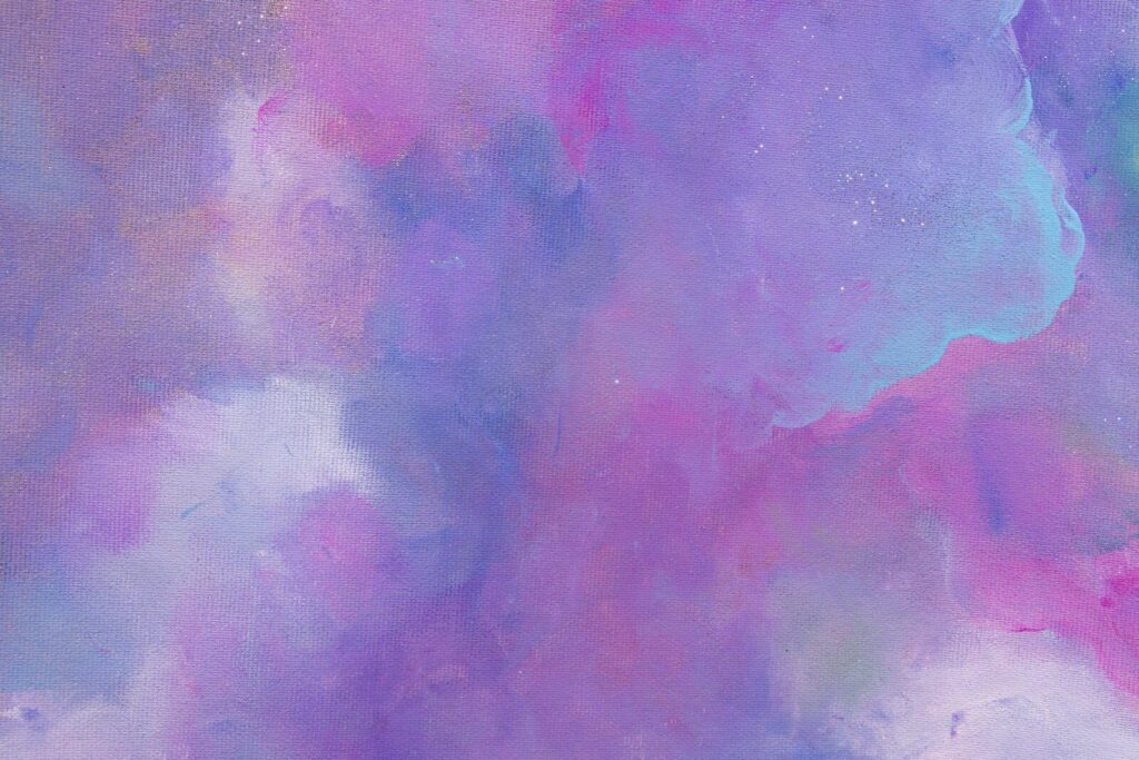 purple and pink abstract painting
